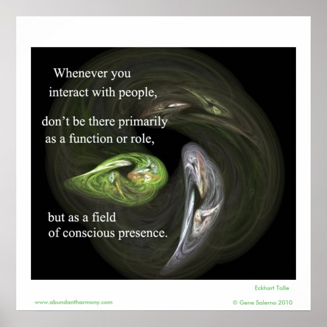 Poster À chaque fois que vous interagissez avec des perso (Devant)