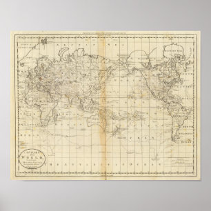 Poster A Chart of the World