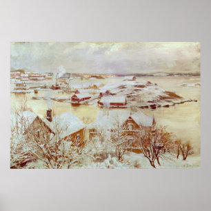 Poster A December Day  c.1893