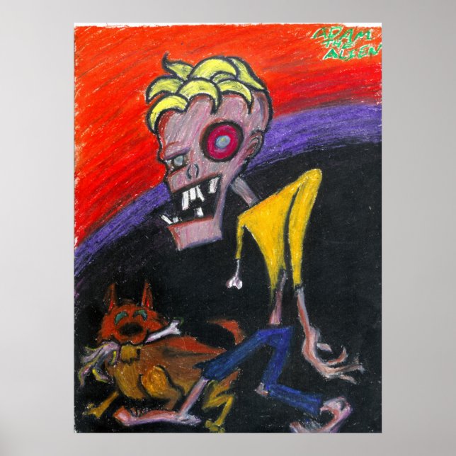 Poster "A Dog & His Zed" (Devant)