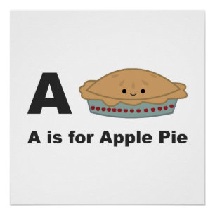 Poster A est pour Apple Pie