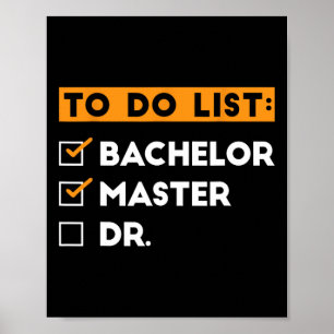 Poster À faire Liste des Bychelors Masters Doctorat Gradu