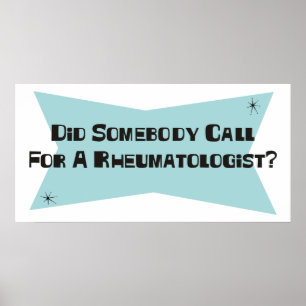 Poster A fait quelqu'un appel pour un rhumatologue