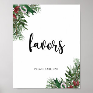 Poster À feuillage persistant est sur le chemin de l'hive