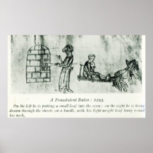 Poster A Fraudulent Baker, 1293