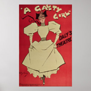 Poster A Gaiety Girl at the Daly's Theatre