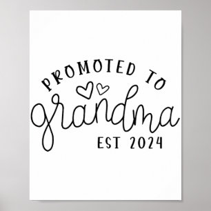 Poster À Grand-mère Est 2024 Nouvelle Fête des mères de g