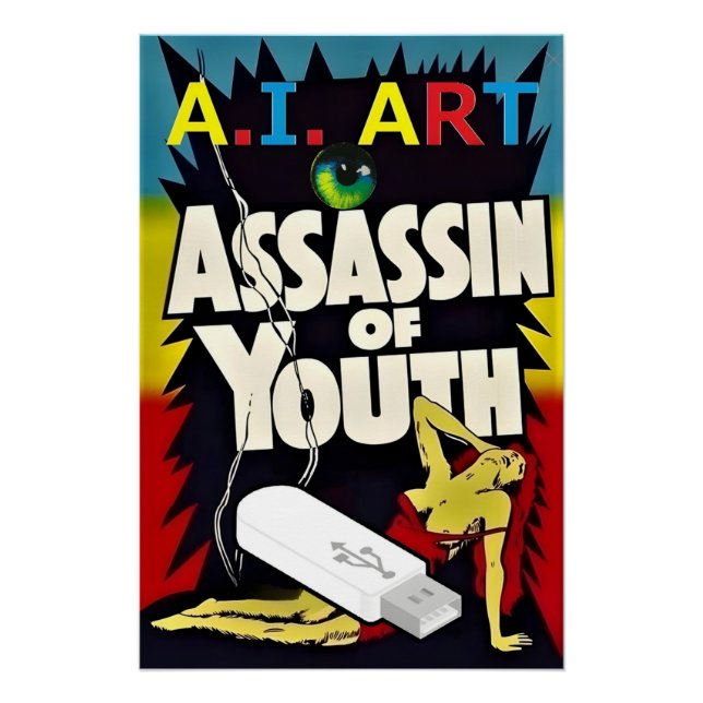 Poster A.I. Art - Assassin of Youth (Devant)
