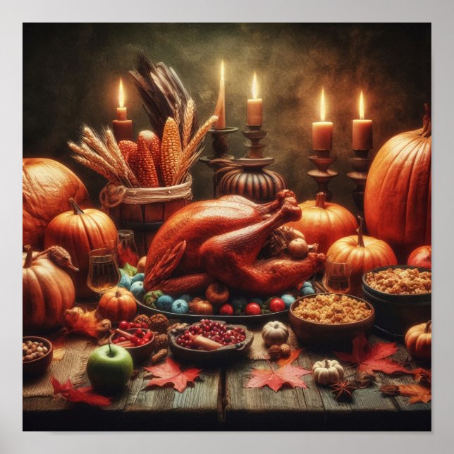 Poster A.I. Dîner De Thanksgiving (Devant)
