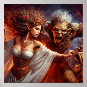 Poster A.I. Princesse et Goblin
