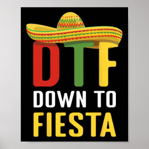 Poster À La Fiesta Mexicaine Cinco De Mayo Dtf