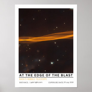 Poster À la limite de l'explosion Éducation spatiale