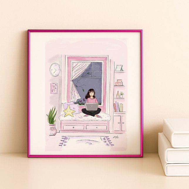 Poster à la maison, illusion de mode, (Créateur téléchargé)