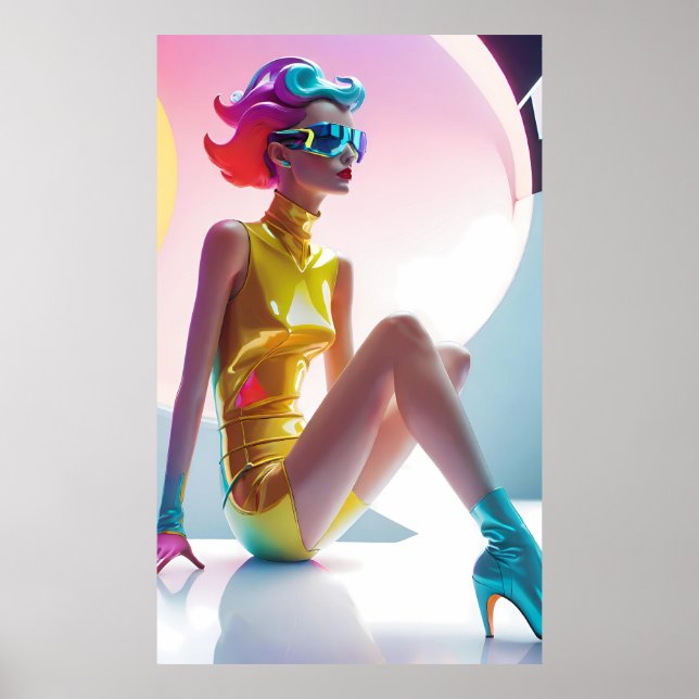Poster À la mode comme la radioactivité (Devant)