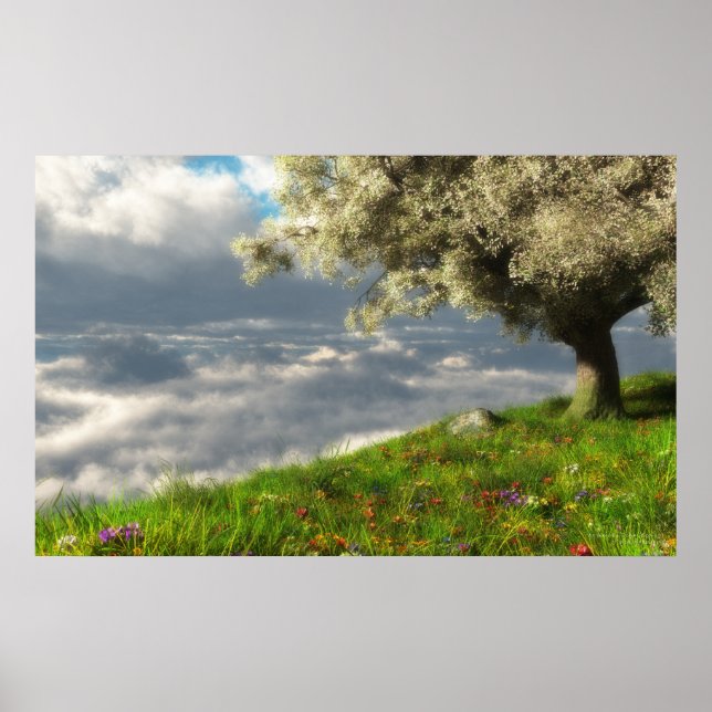 Poster À la périphérie du monde (printemps) (Devant)