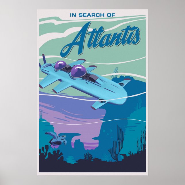 Poster À la recherche d'Atlantis (Devant)
