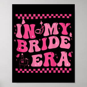 Poster À l'ère de ma mariée Groovy 