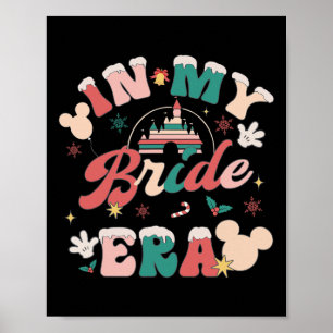 Poster À l'ère de ma mariée Vintage Noël Super Femmes Cos
