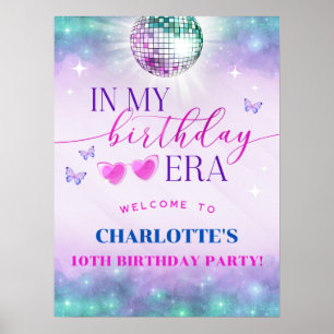 Poster À l'ère de mon anniversaire - Adolescente qui fête