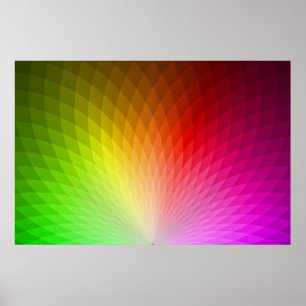 Poster À l'intérieur de l'arc-en-ciel (couleur 2)