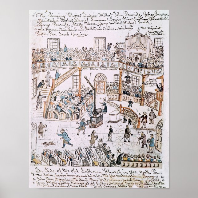 Poster À l'intérieur de l'église du Vieux Luthérien, comt (Devant)