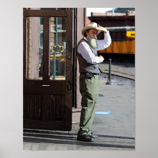 Poster À l'oeil pour le train Durango & Silverton (Devant)