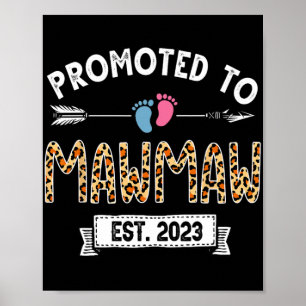 Poster À Mawmaw Est 2023 Fête des mères léopard