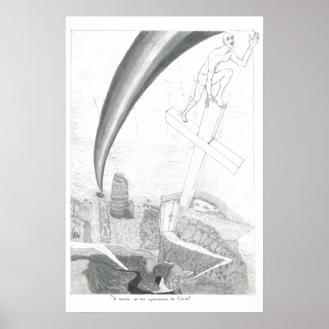 Poster A medida que nos aproximamos do Criador (Devant)