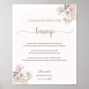 Poster A Message From the Bump