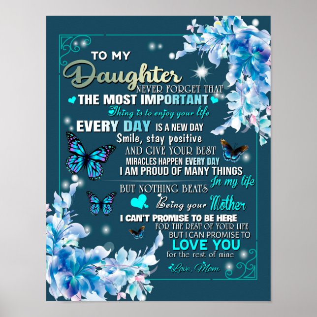 Poster À Mon Cadeau Maman, Fille Et Maman, Amateurs De Pa (Devant)