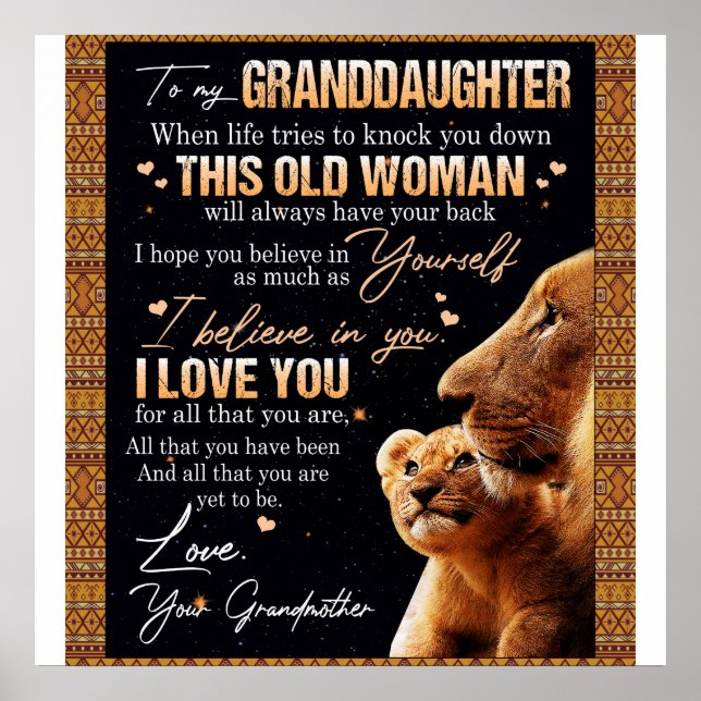 Poster À Mon Don Grandgirl De Grand-Mère, Les Amateurs De (Devant)