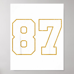 Poster À mon époque numéro 87 vintage rétro 