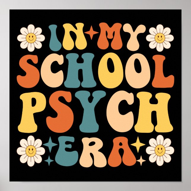Poster À Mon Époque Psychologique À L'École (Devant)