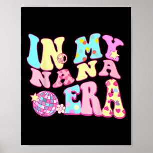 Poster A Mon Ère Nana Super Sarcastique Retro Disco Mère