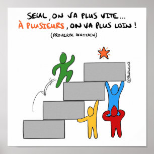 Poster "A number on goes further"