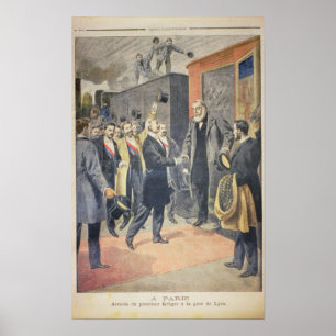 Poster A Paris : l'arrivée du président Kruger