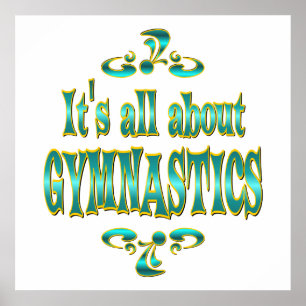 POSTER À PROPOS DE GYMNASTICS