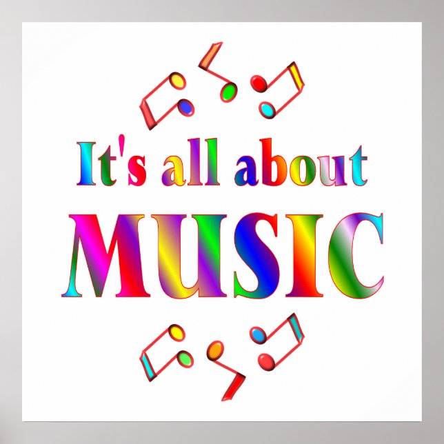 Poster À propos de la musique (Devant)