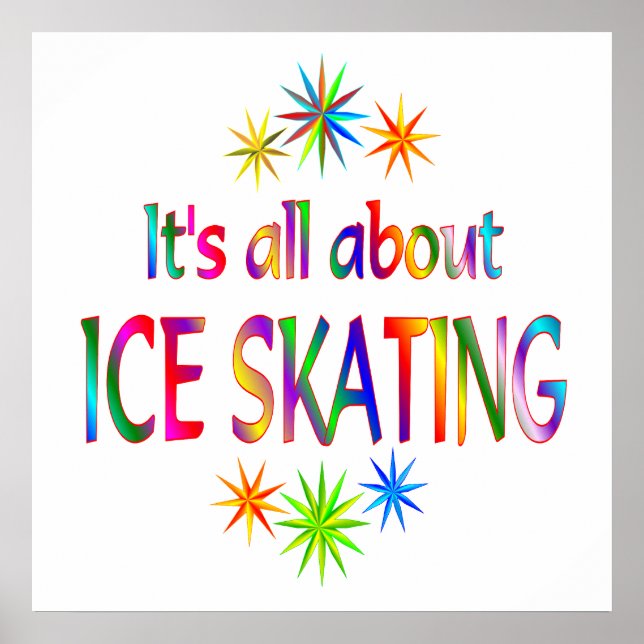 Poster À propos du patinage sur glace (Devant)