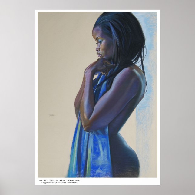 Poster "A PURPLE STADE OF MIND" Par : Alvin Pettit (Devant)