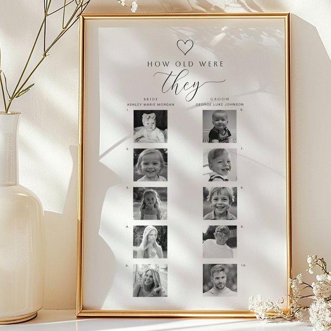 Poster À Quel Âge Étaient-Ils Jeu de Devinette de Photo d (Shower Game Poster)