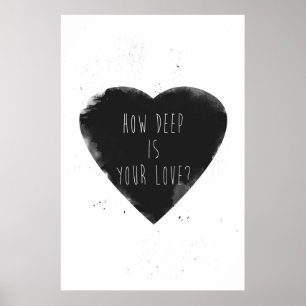 Poster à quel point votre amour est profond