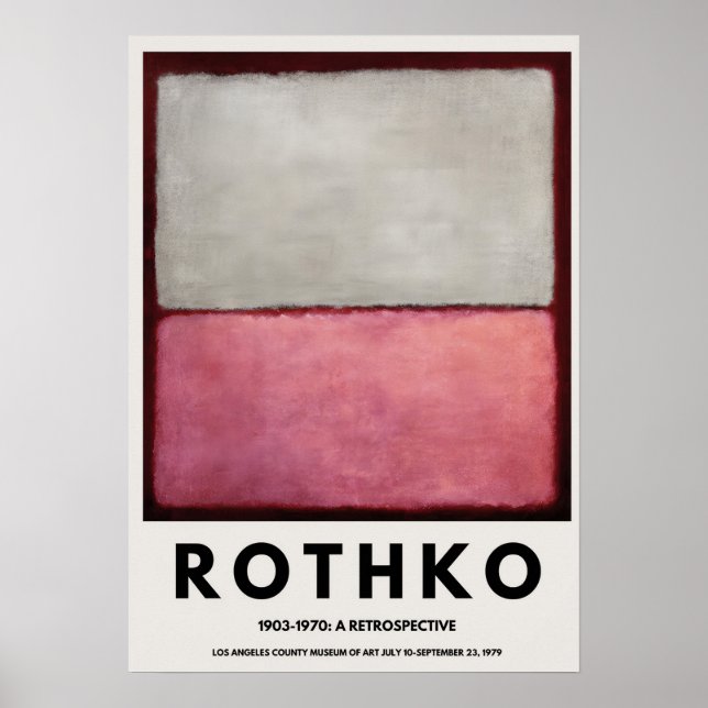 Poster A Retrospective 1 (Devant)