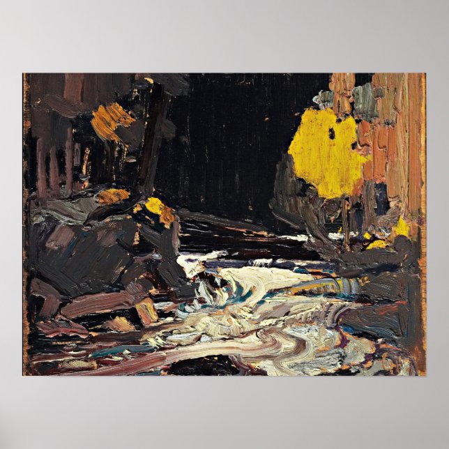 Poster A River, art de Tom Thomson, (Devant)