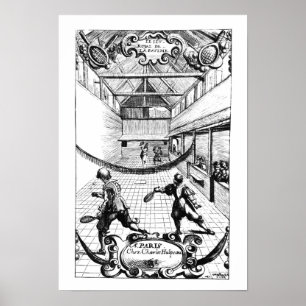 Poster A Royal Game of Tennis in the Jeu de Paume
