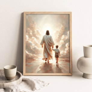 Poster À sa suite, La peinture chrétienne, Jésus et le ga