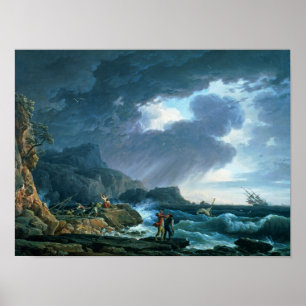 Poster A Seastorm, 1752