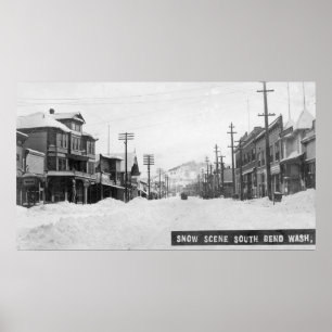 Poster A Snowy Scene