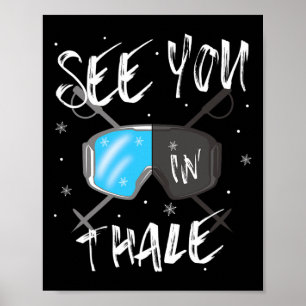 Poster À Thale Allemagne Vacances Ski Goggings