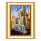 Poster à thème Art Déco Metropolis 16 x 20